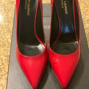 ***SOLD - Authentic Saint Laurent Vitello  Pumps